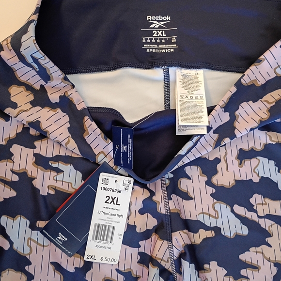 Reebok ID Train Camo Tights Speedwick 2XL - Picture 6 of 8